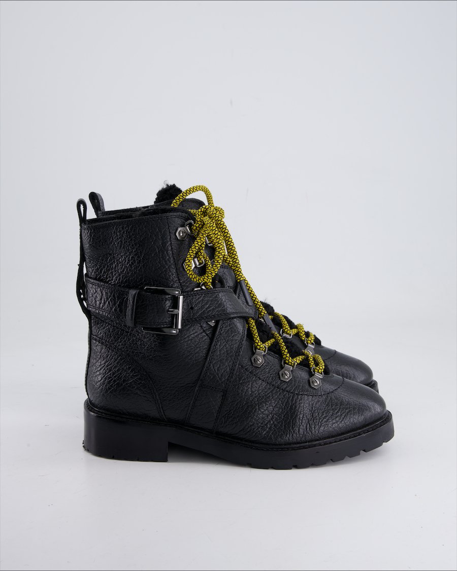 Bronx Ankle Boots Leather Black Eu 36