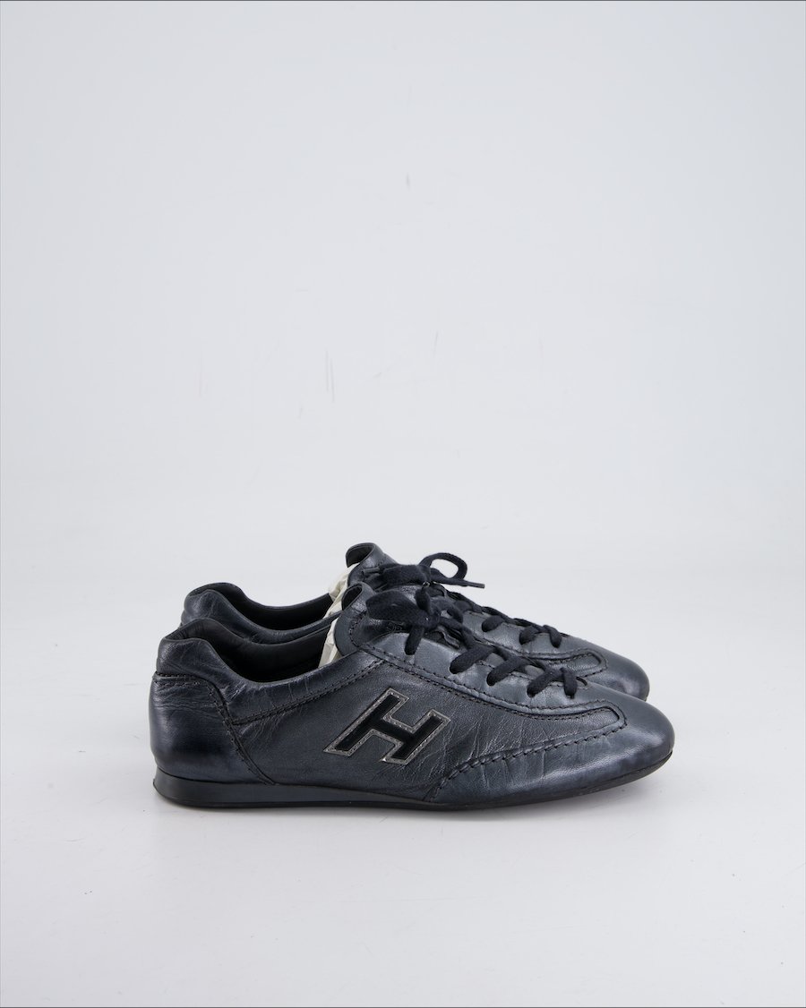 Hogan Trainers Leather Anthracite Eu 35