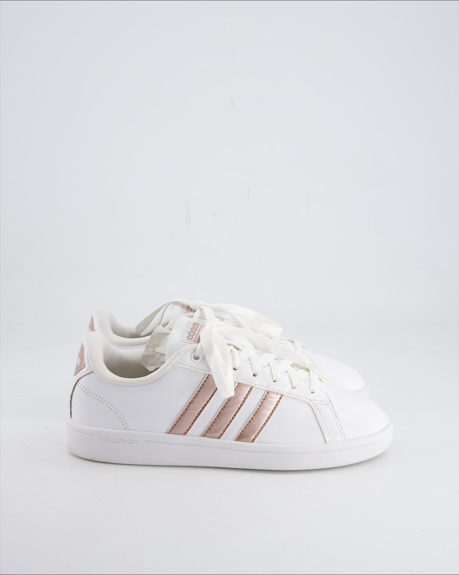 Adidas Cloudfoam Trainers Leather White Eu 39.5