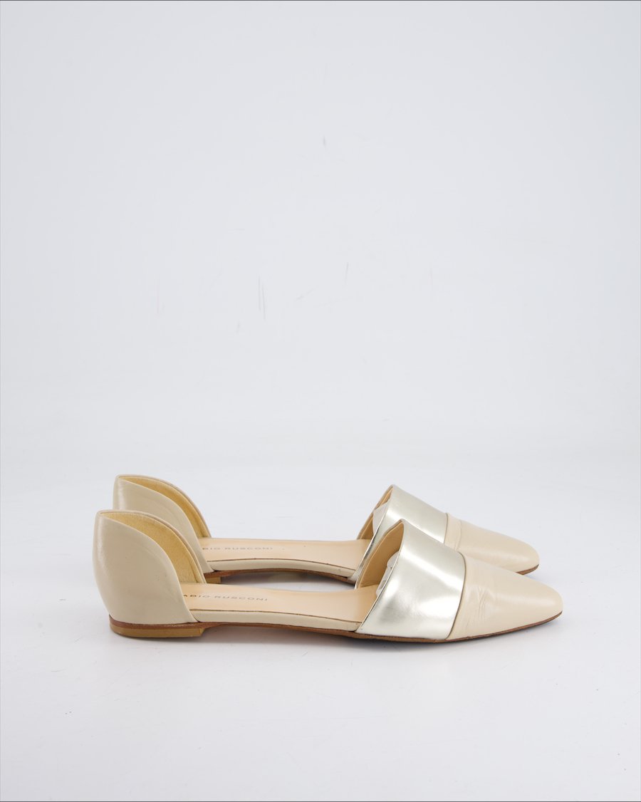 Fabio Rusconi Sandals Leather Beige Eu 38