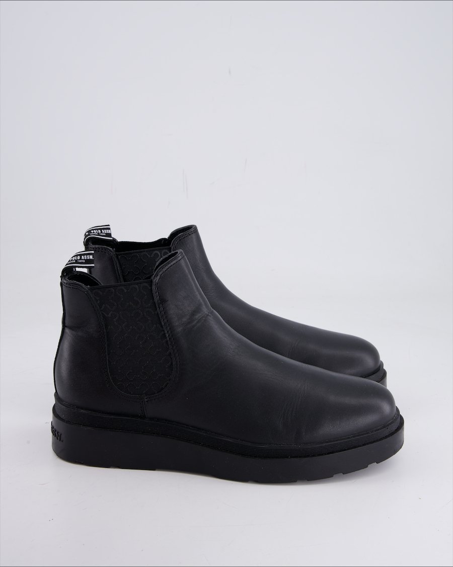 US POLO ASSN Ankle Boots Leather Black Eu 40