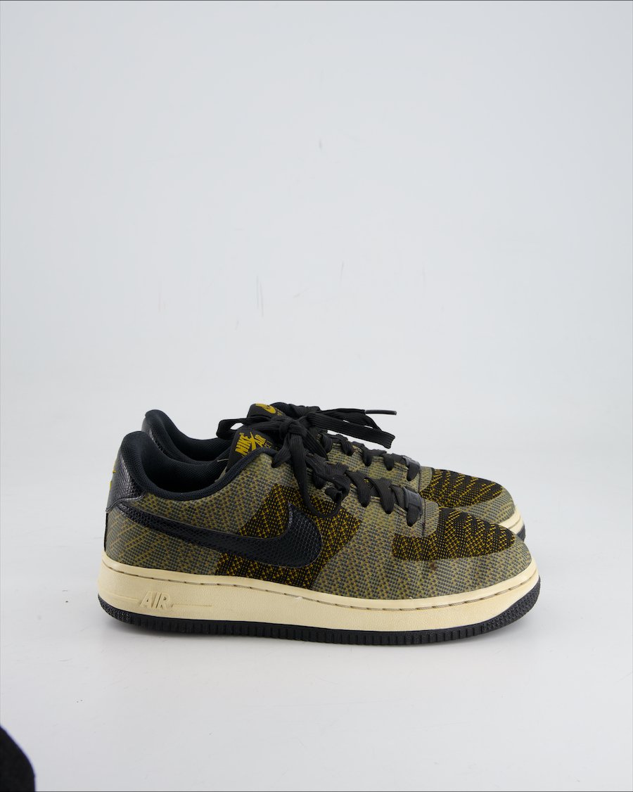Nike Air Force 1 Trainers Leather Black Eu 38