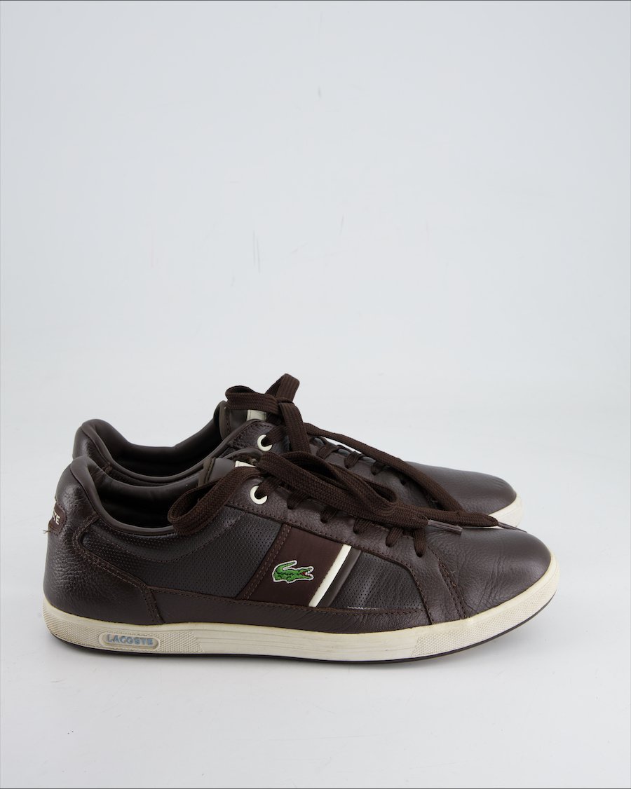 Lacoste Trainers Leather Brown EU 43