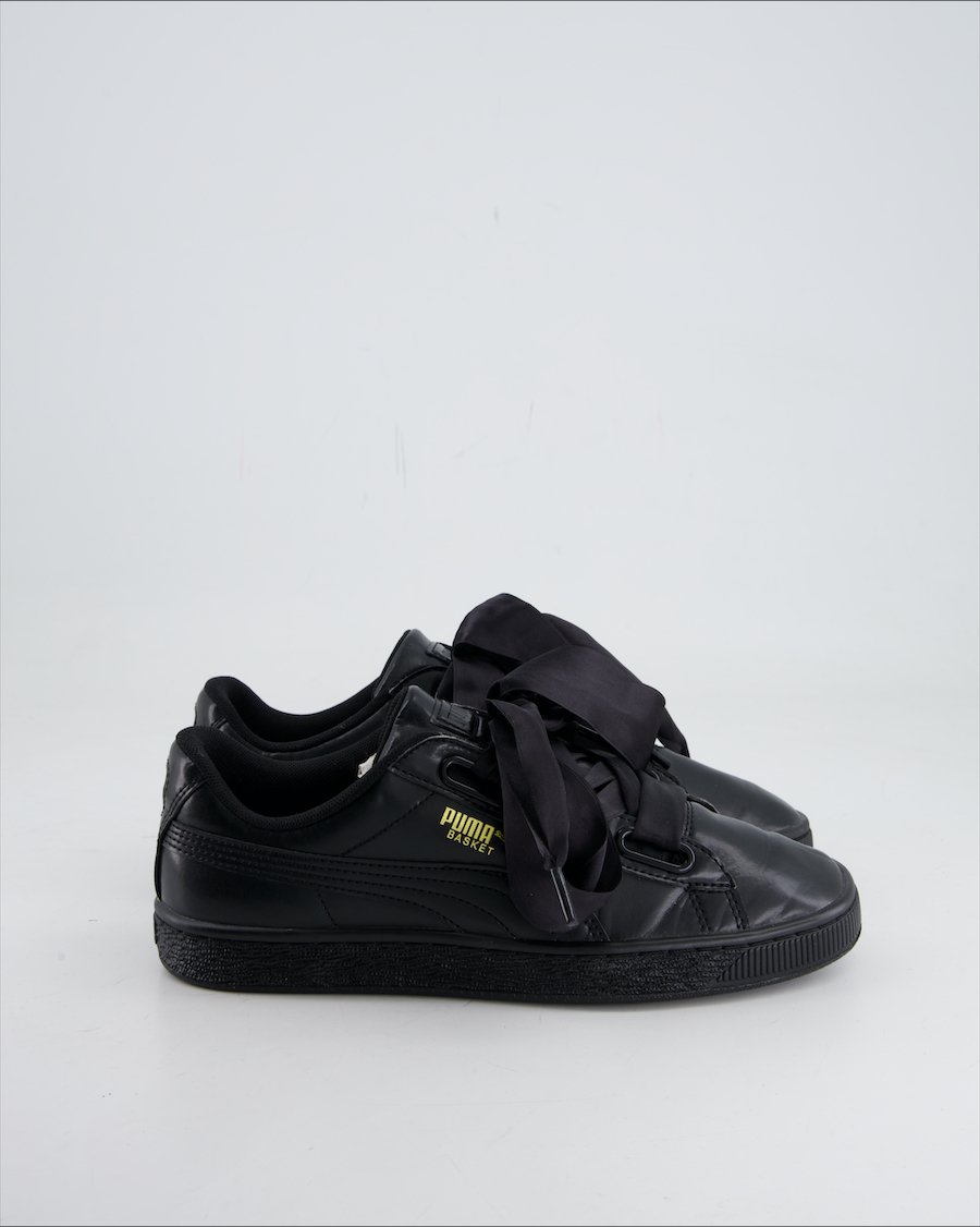 Puma Trainers Leather Black EU 38