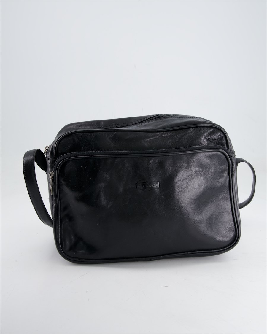 El Campero Crossbody Bag Leather Black