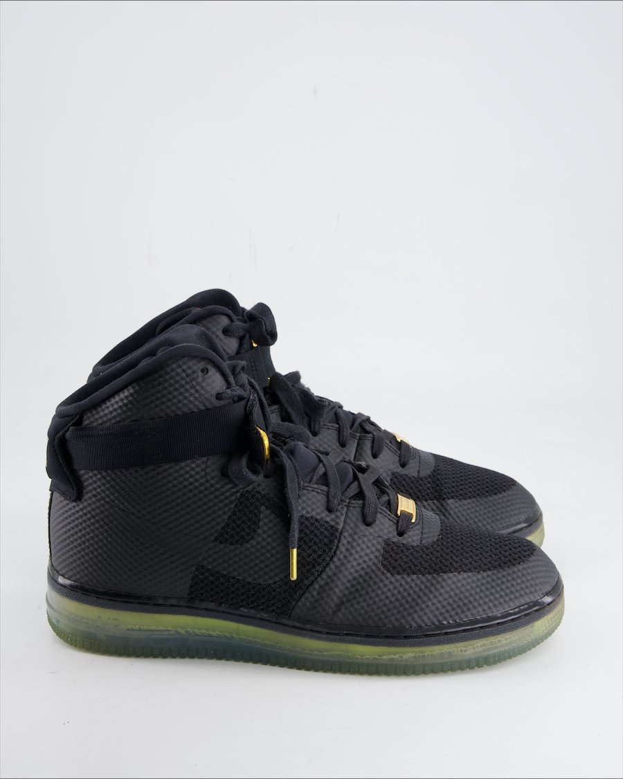 Nike Air Force 1 Trainers Leather Black EU 44
