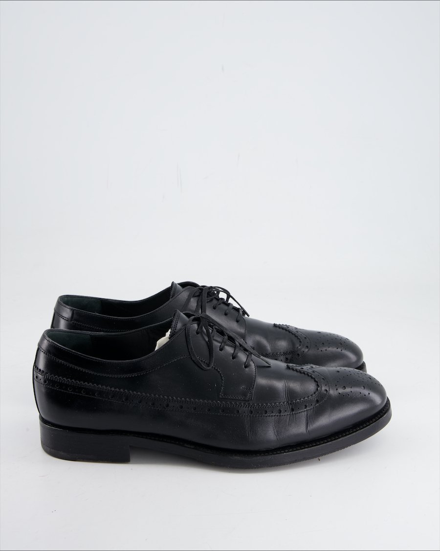 Salvatore Ferragamo  Flats Leather Black Eu 42