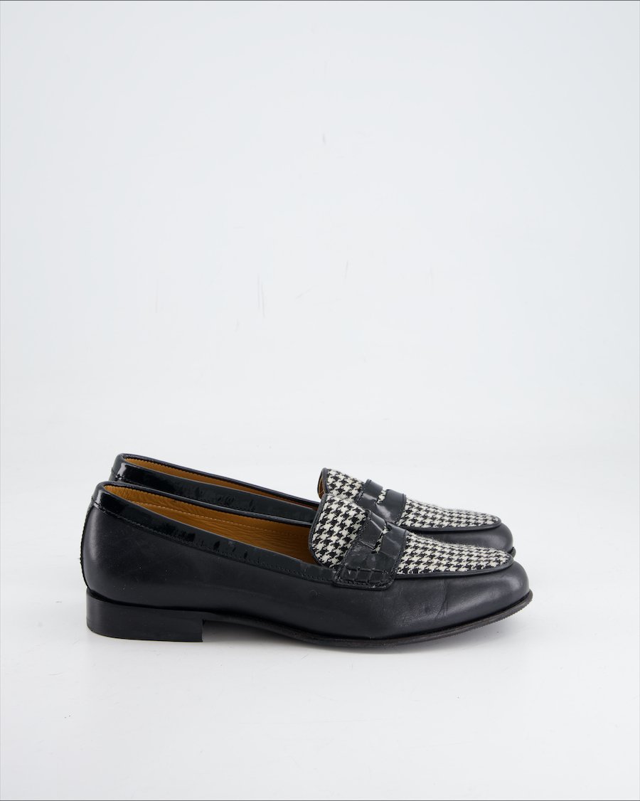 Navyboot Flats Leather Black Eu 38