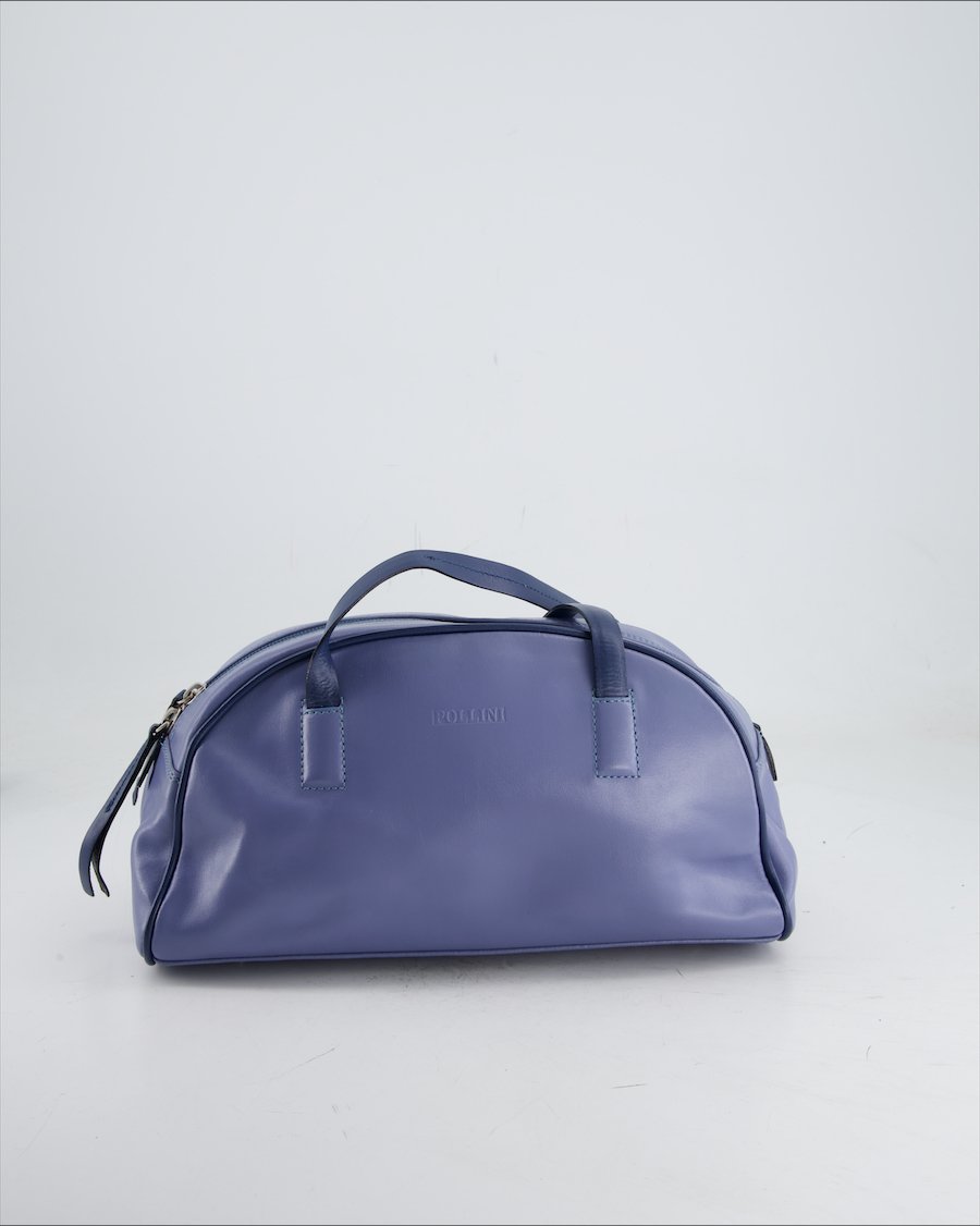 Pollini Shoulder Bag Leather Blue