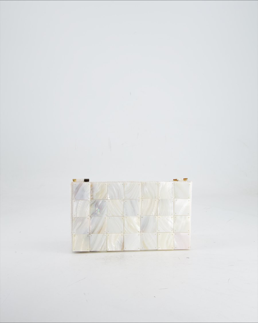 Estetico Handbag Clolth White