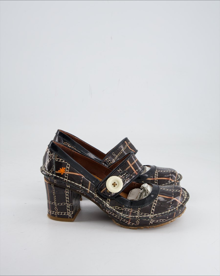 Art Heel Leather Black Eu 40