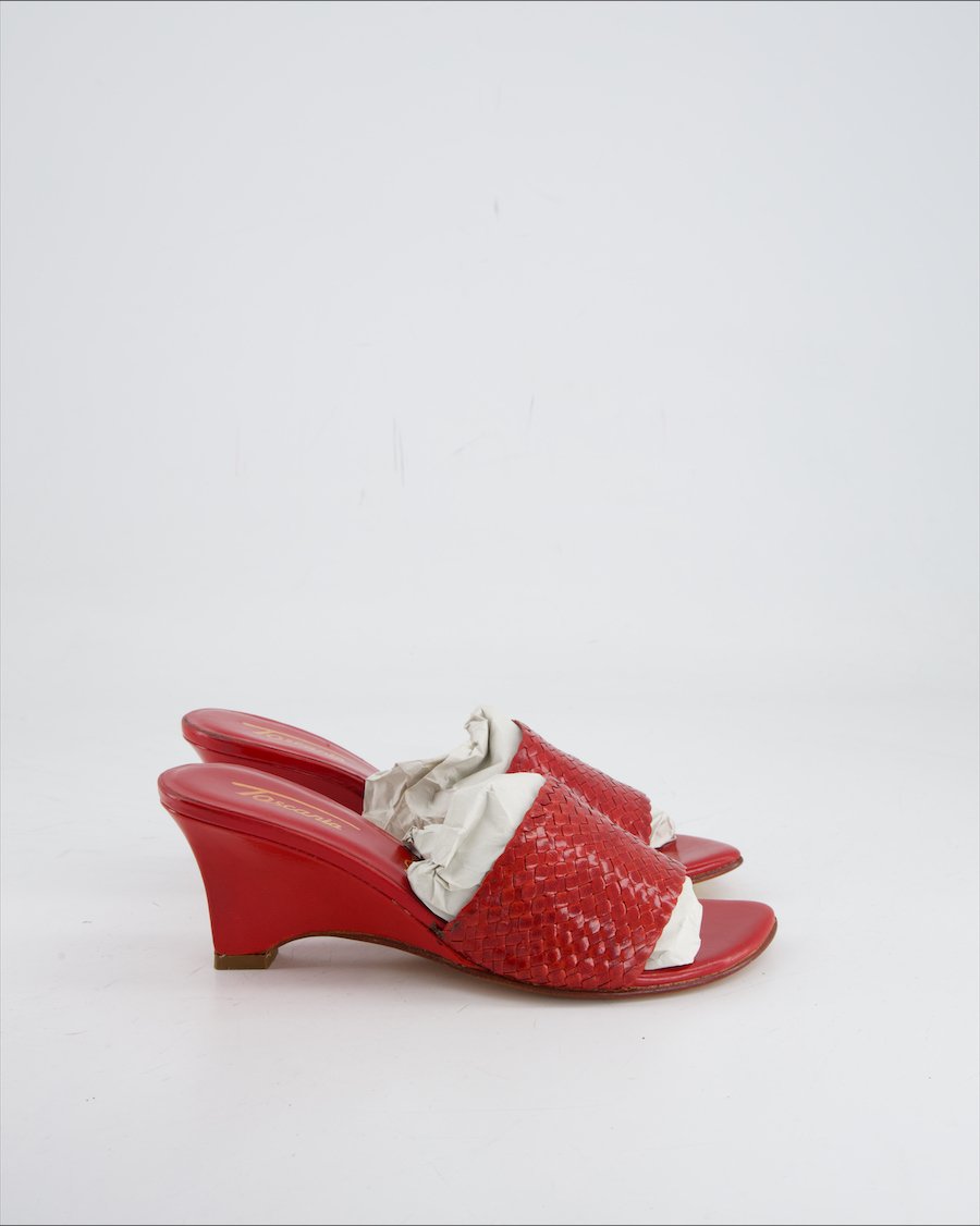 Tascania Heels Leather Red Eu 37