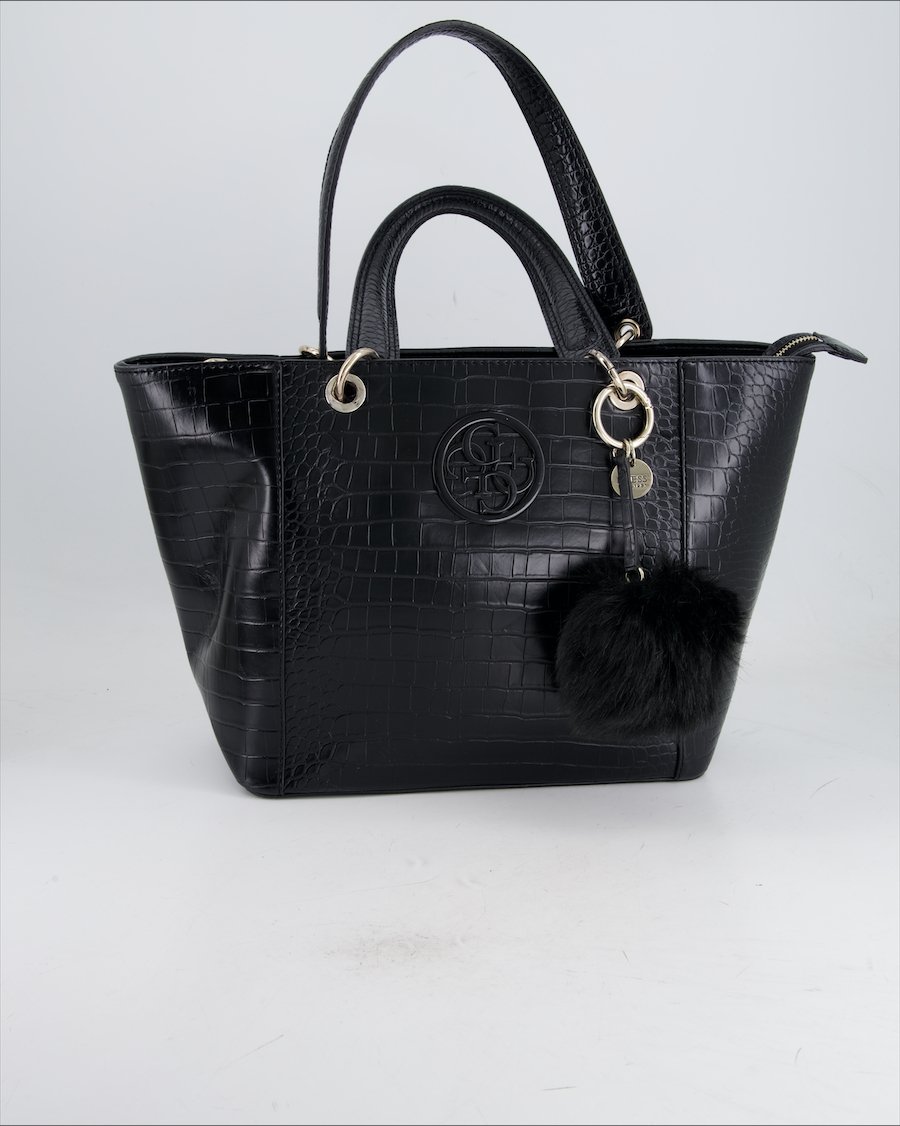 Guess Shoulder Bag Polyurethane Black