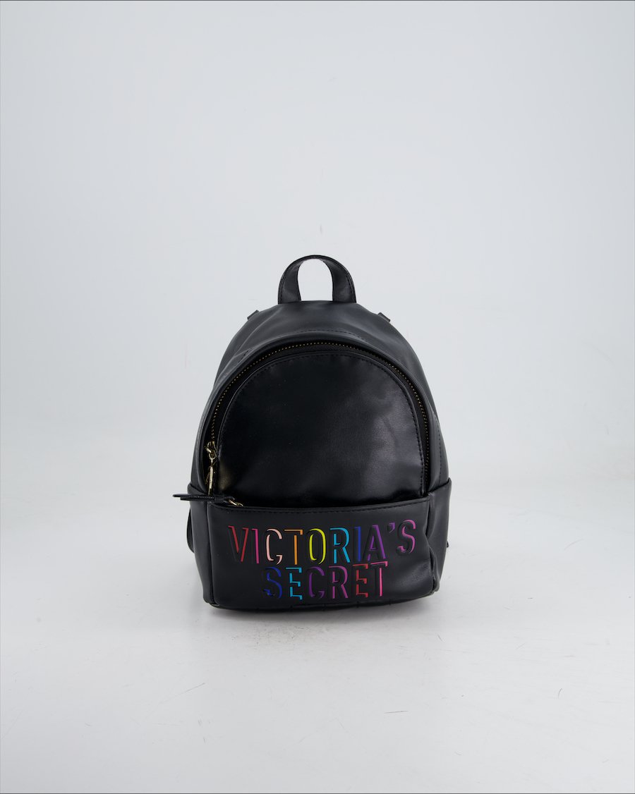 Victoria's Secret Backpack Polyurethane Black