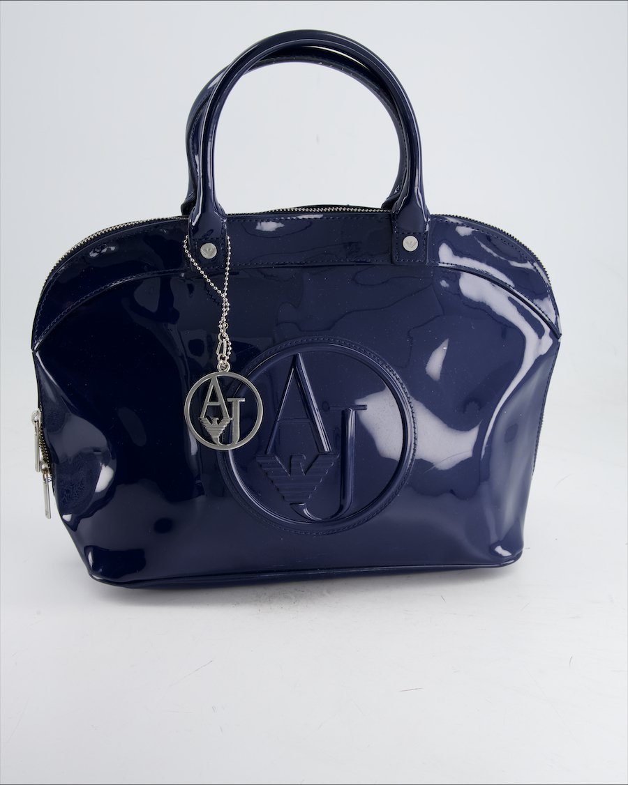 Armani Jeans  Handbag Plastic Blue
