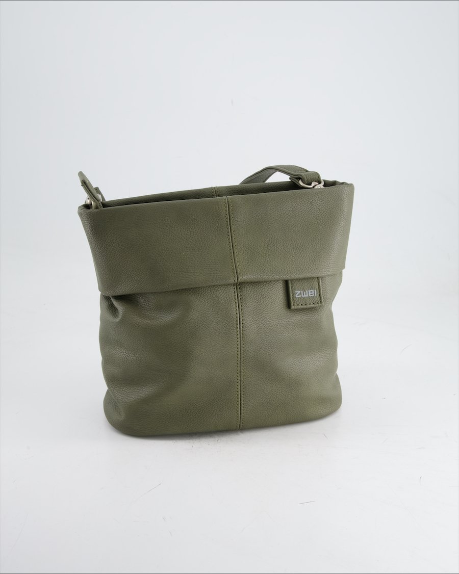 Zwei Shoulder Bag Leather Green