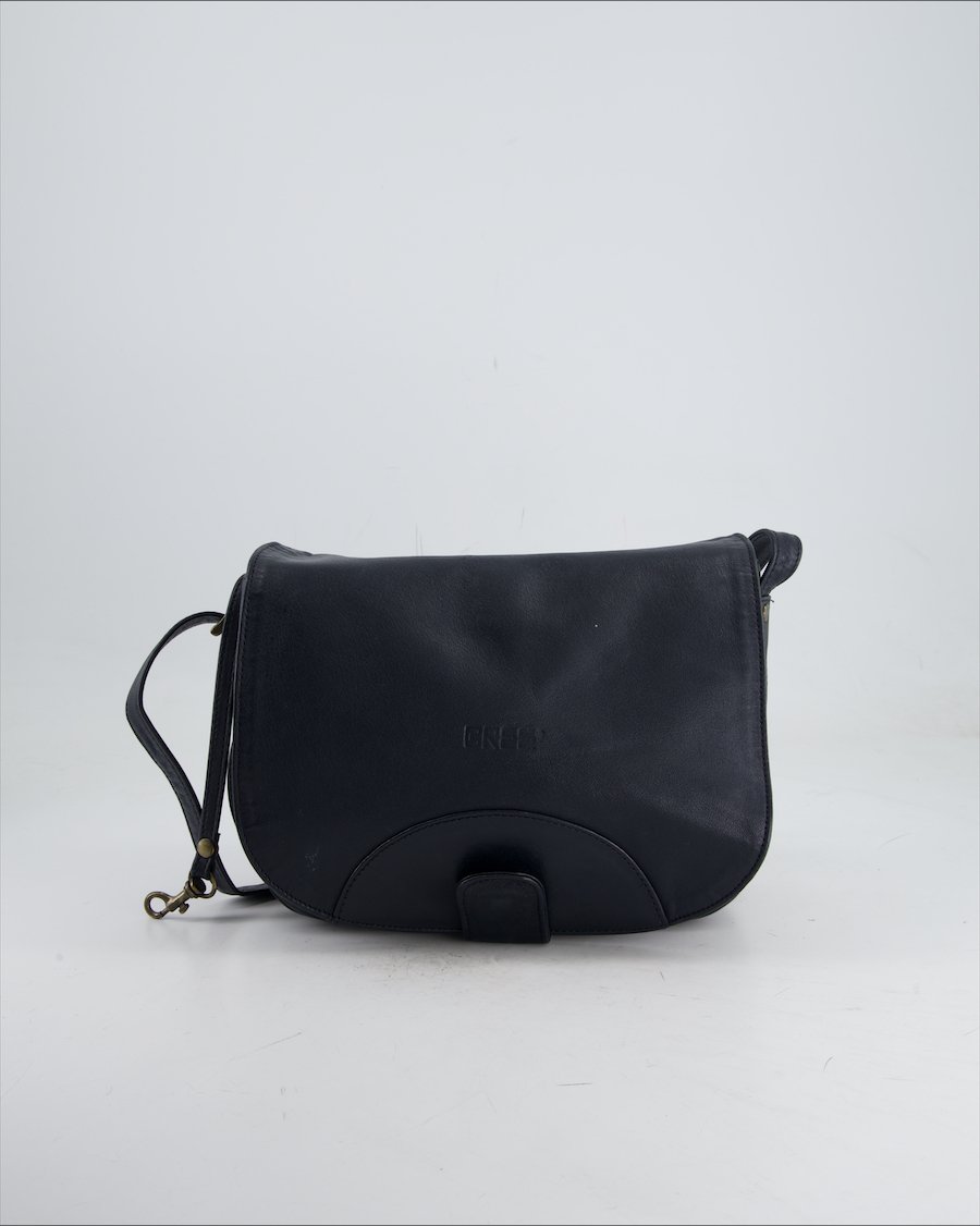 Bree Crossbody Bag Leather Navy