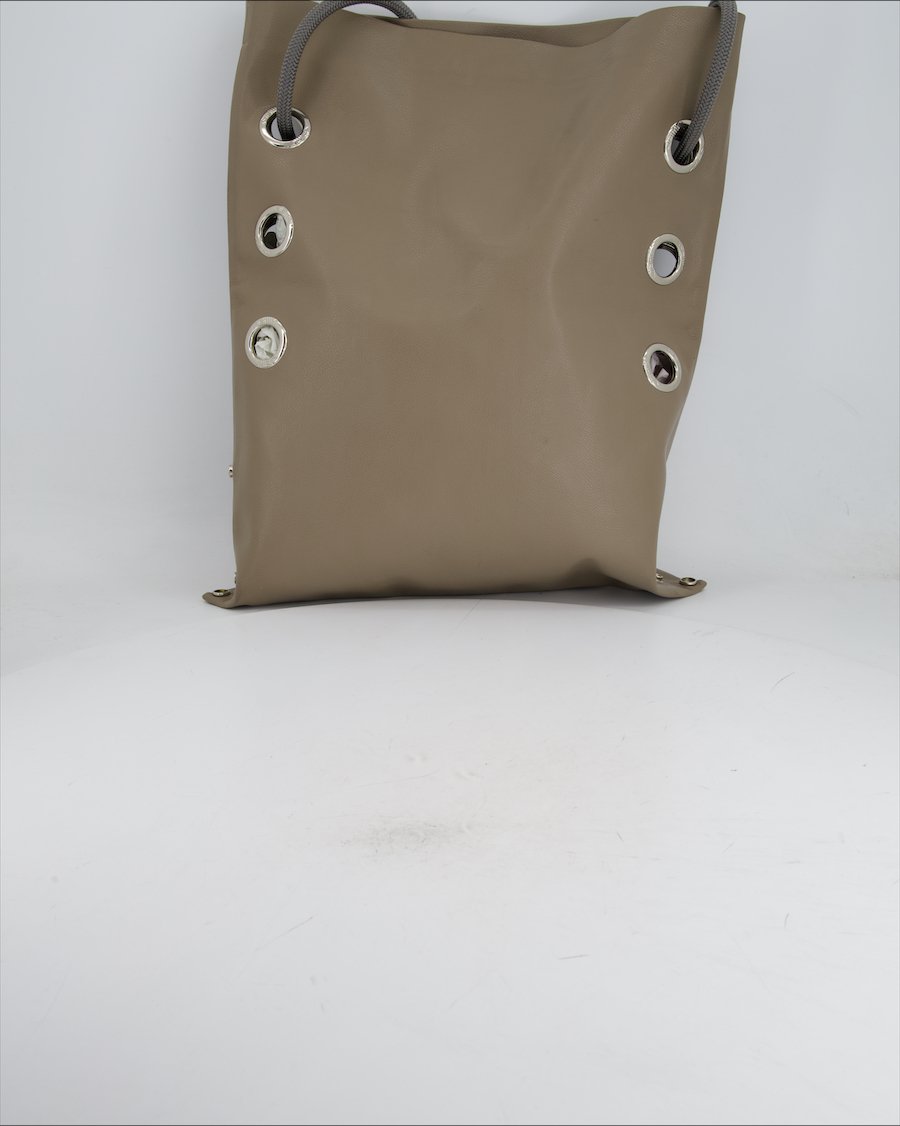 Dampai Shoulder Bag Leather Brown