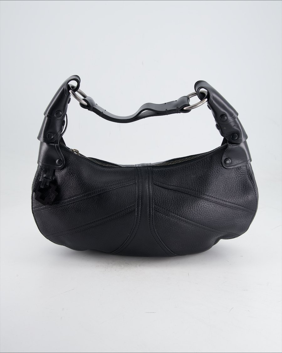 Bally Shoulder Bag Leather Black