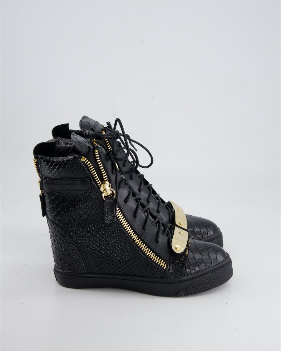 Giuseppe Zanotti Trainers Leather Black