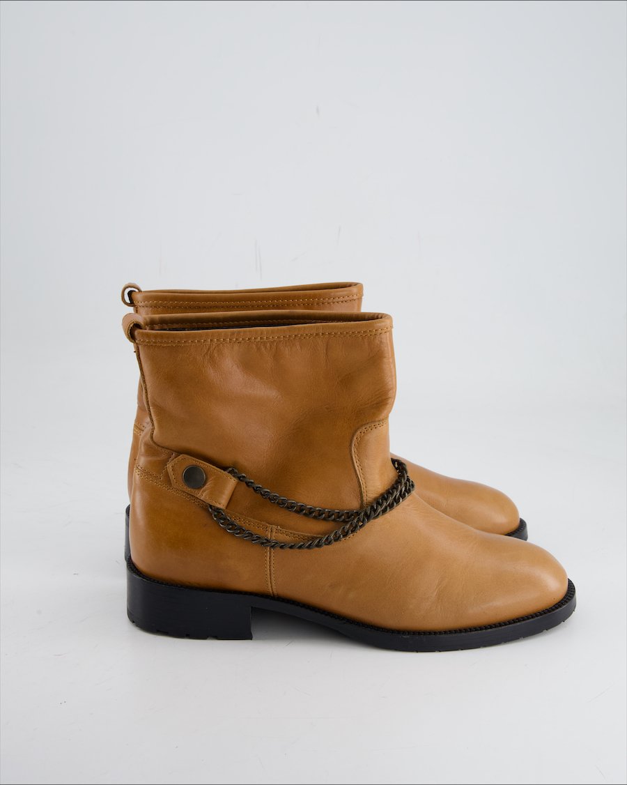 Navyboot Ankle Boot  Leather Camel Eu 40