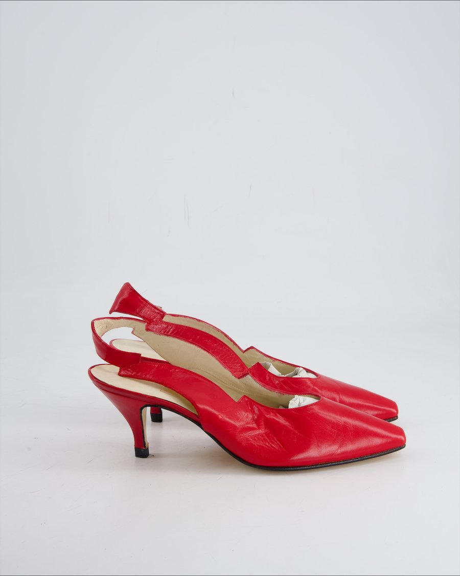 Madelene Heel Leather Red Eu 38