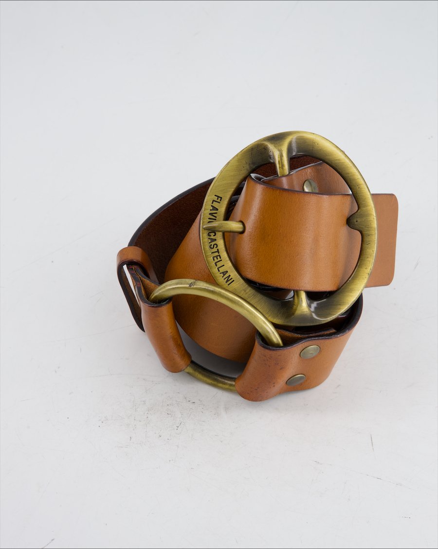 Flavio Castellani Belt Leather Brown