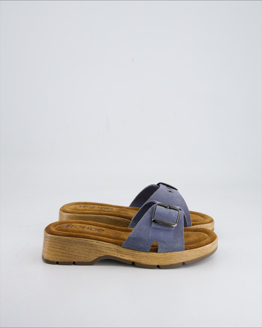 Rohde Sandal Suede Blue EU 37