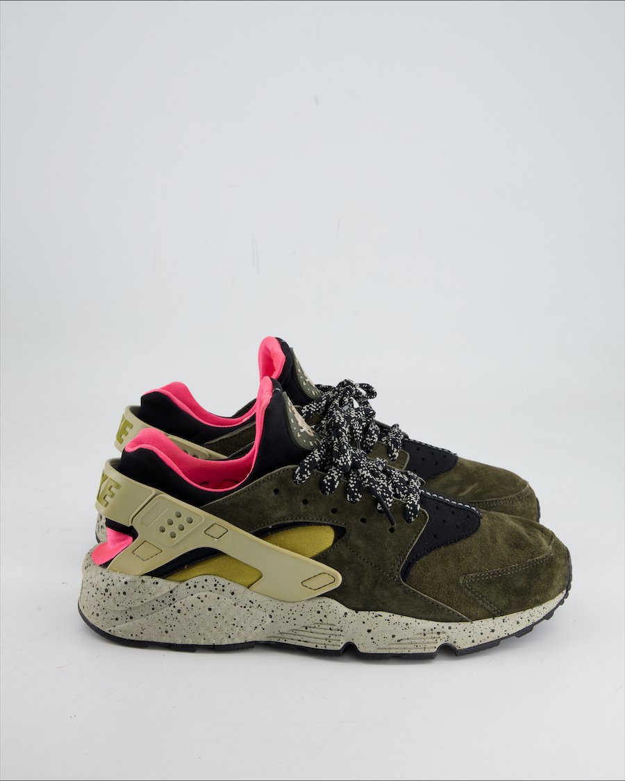 Nike Air Huarache Trainers Suede Grey EU 44.5