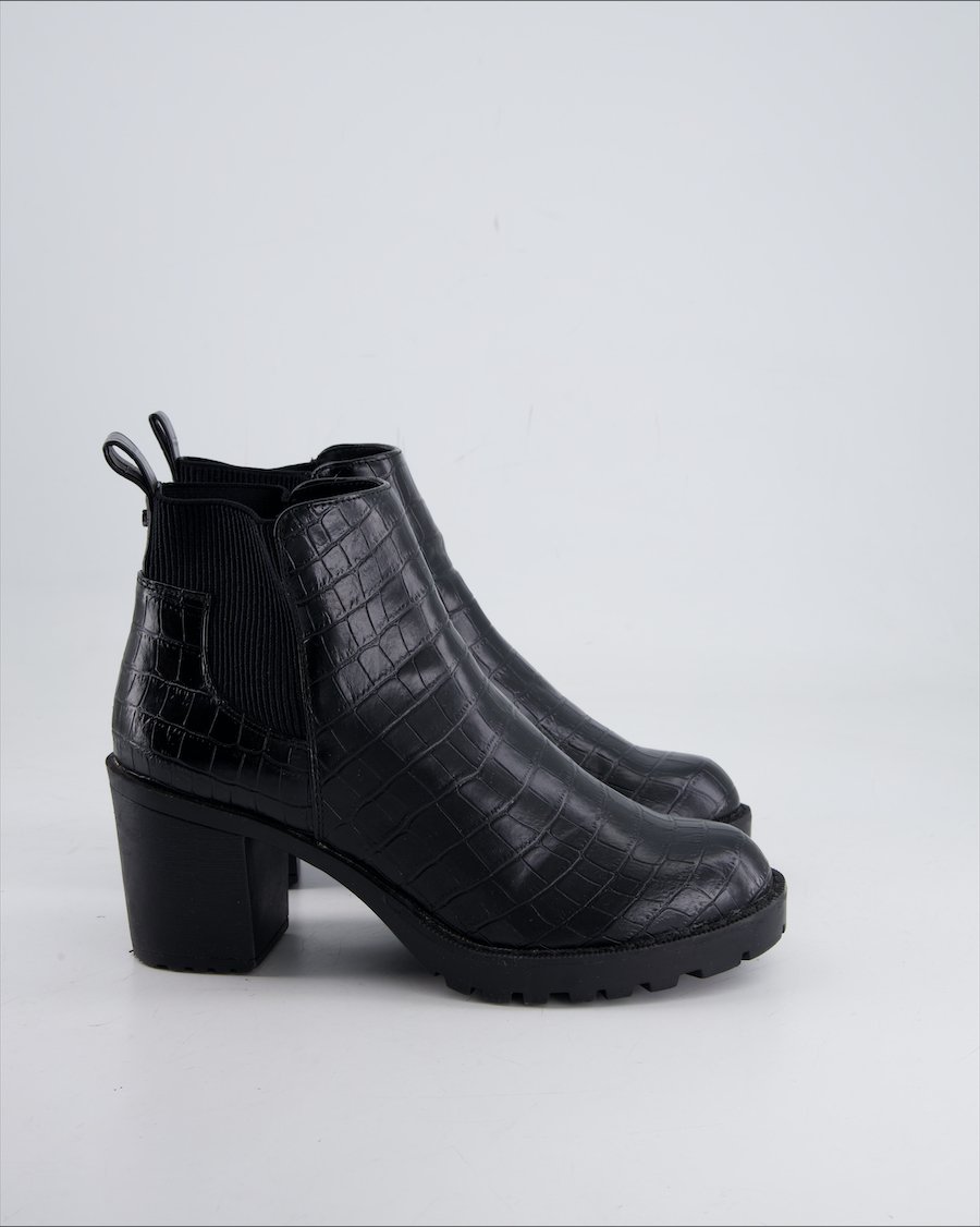 Only Ankle Boots Leather Black