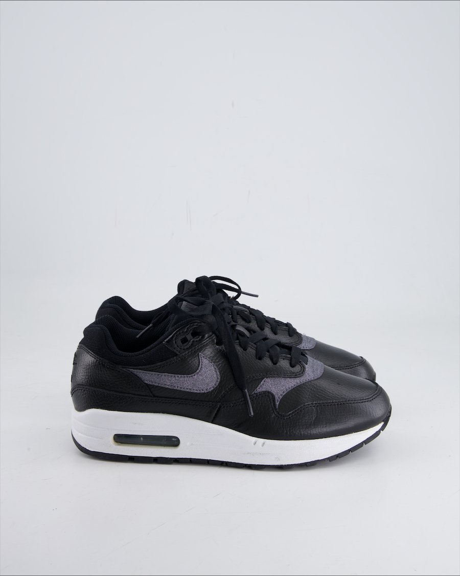 Nike Air Max Trainers Leather Black Eu 38.5