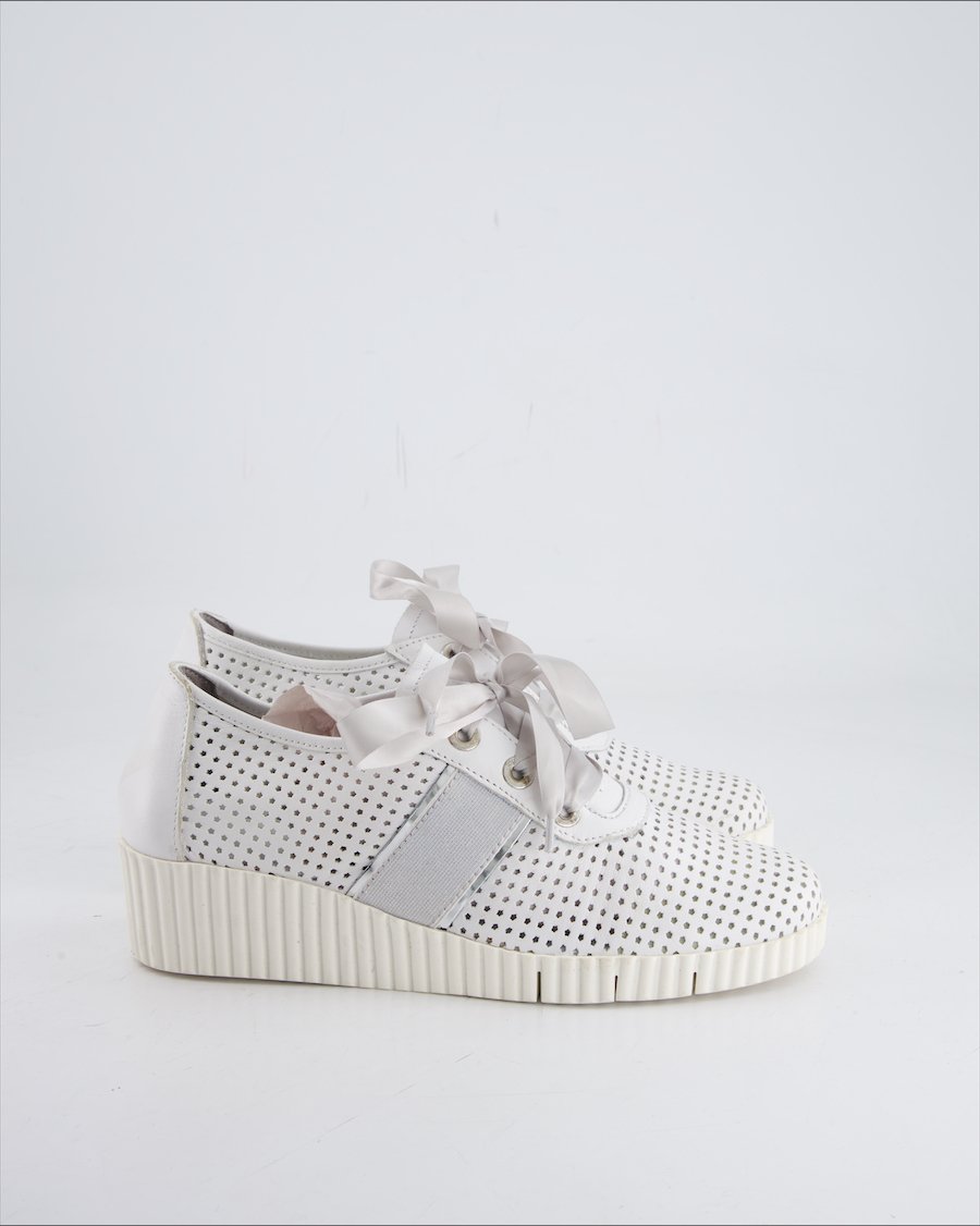The Flexx Trainers Leather White