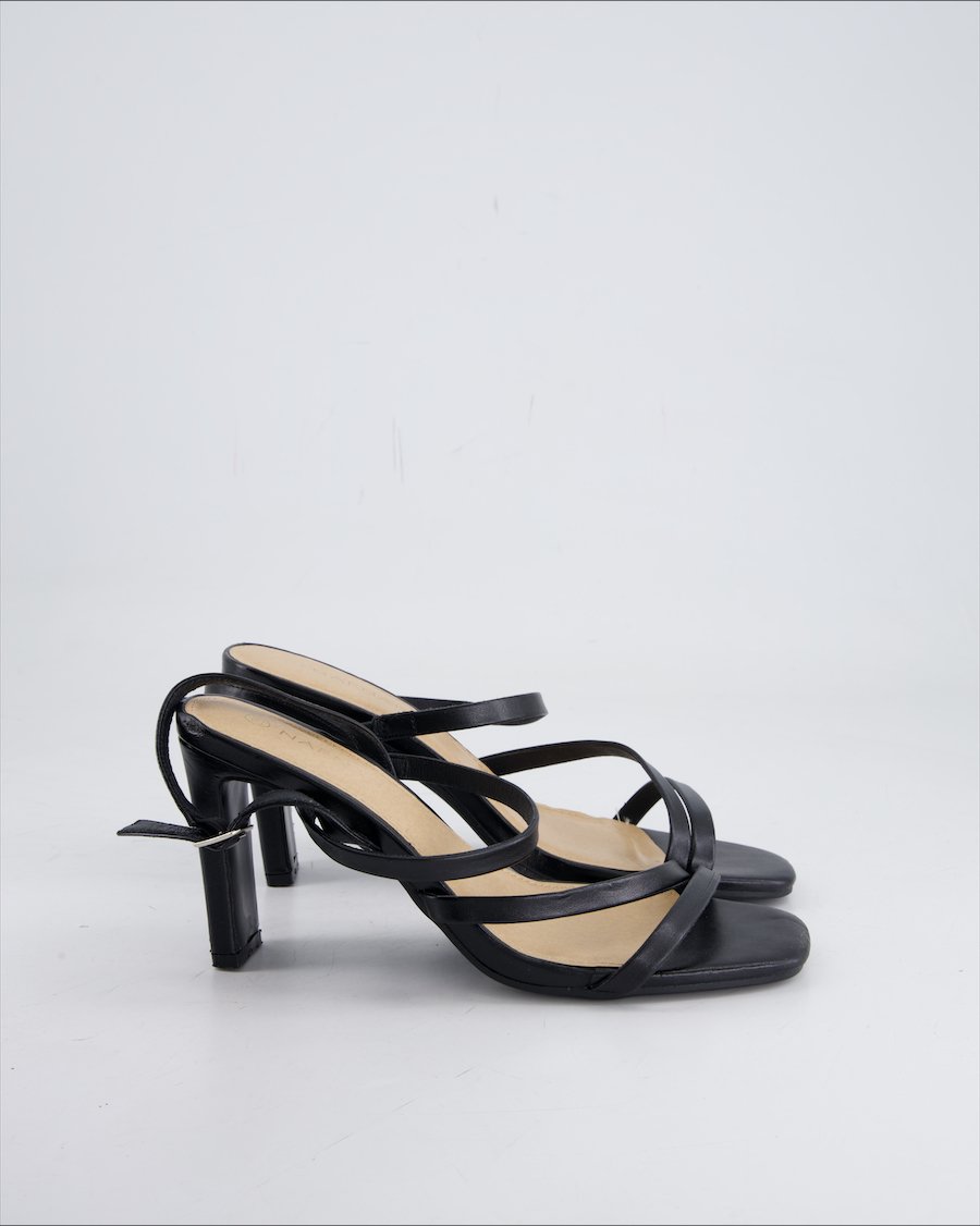 NAF NAF Heels Leather Black Eu 39