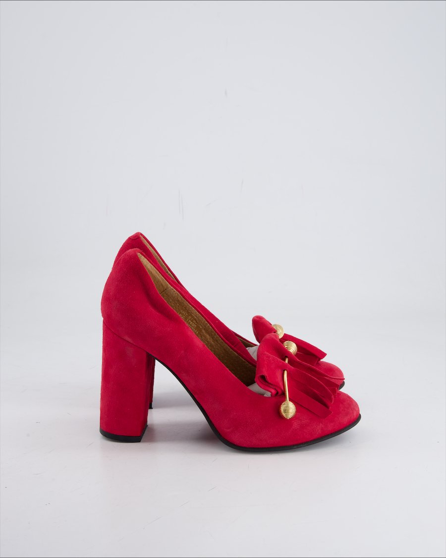 Alba Moda Heels Suede Pink