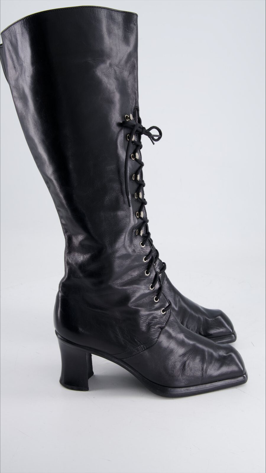 Pollini Boots Leather Black Eu 39.5