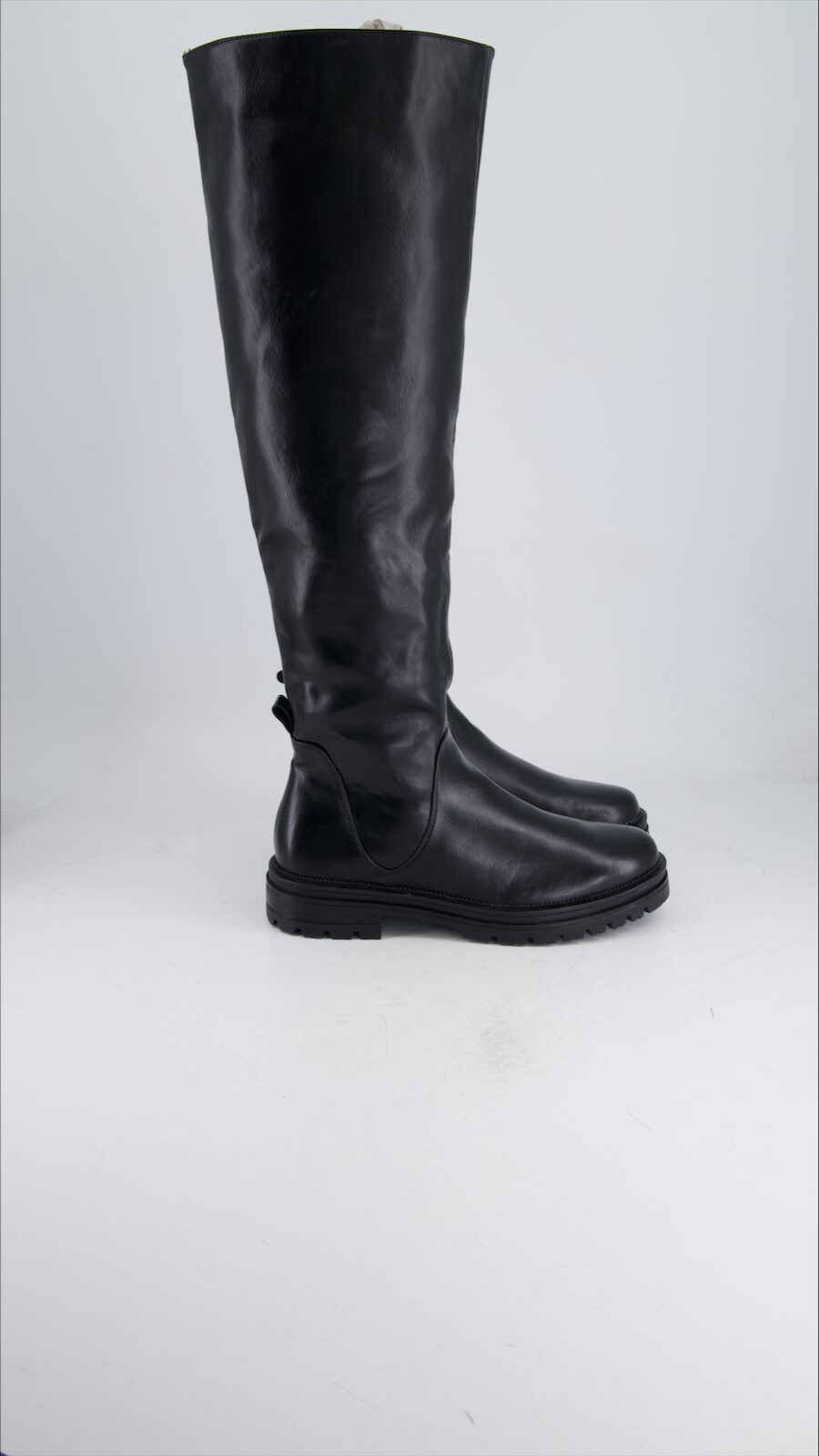 Catwalk Boots Leather Black Eu 40