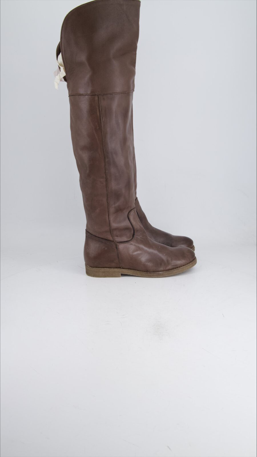 Unbranded Boots Leather Brown Eu 40