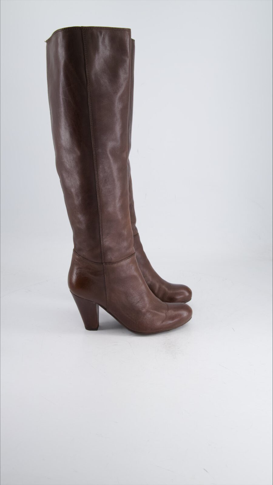 Janet & Janet Boots Leather Brown Eu 37