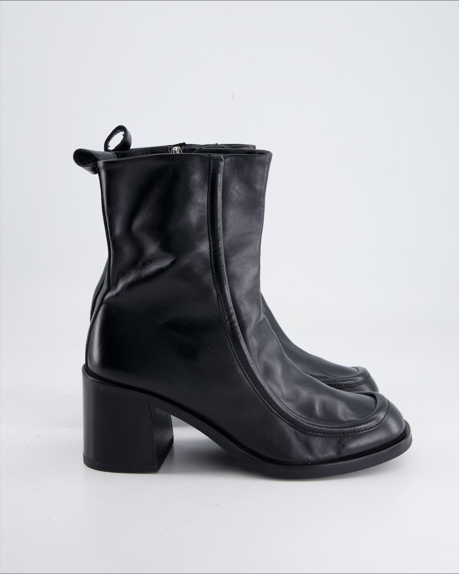 JANET & JANET Ankle Boots Leather Black Eu 38