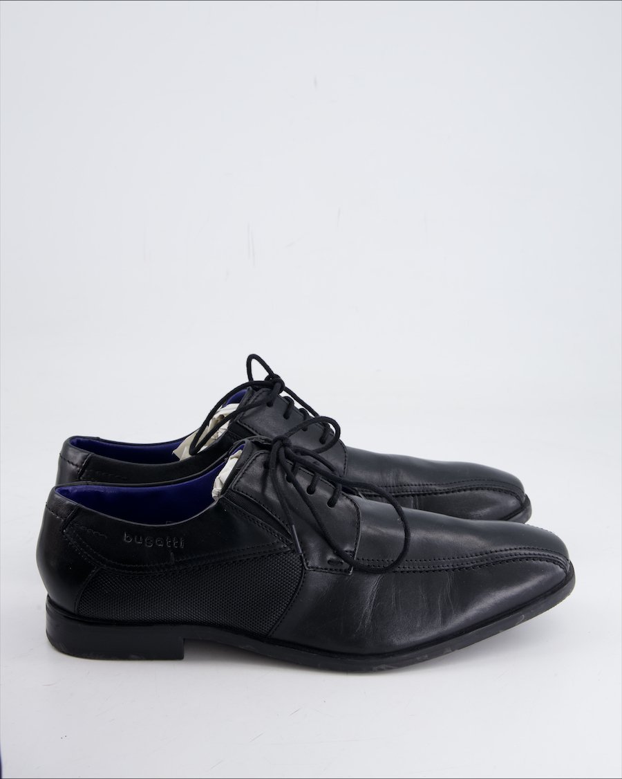 Bugatti Flat Leather Black Eu 42