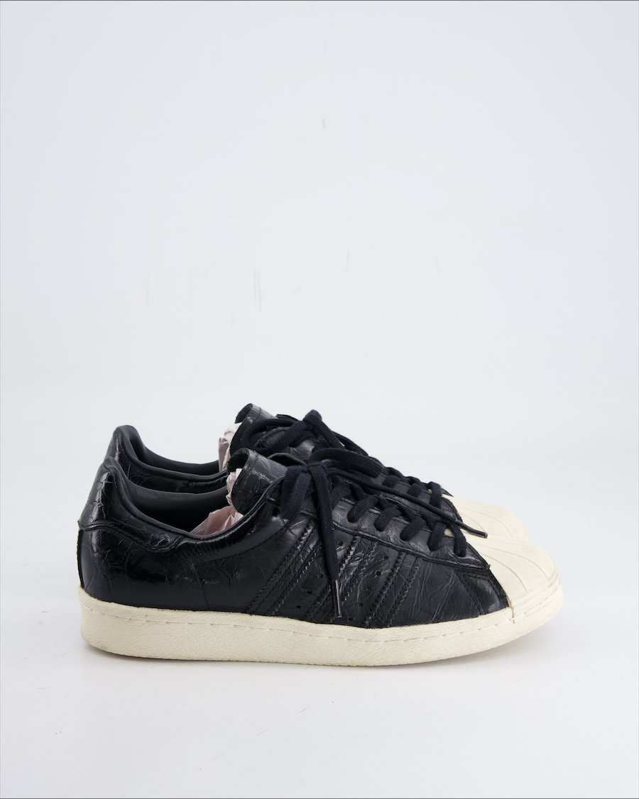 Adidas Trainers Leather Black Eu 38.5