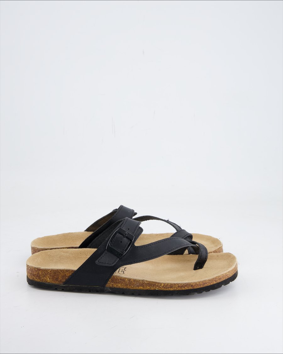 Unbranded Sandal Leather Black Eu 39