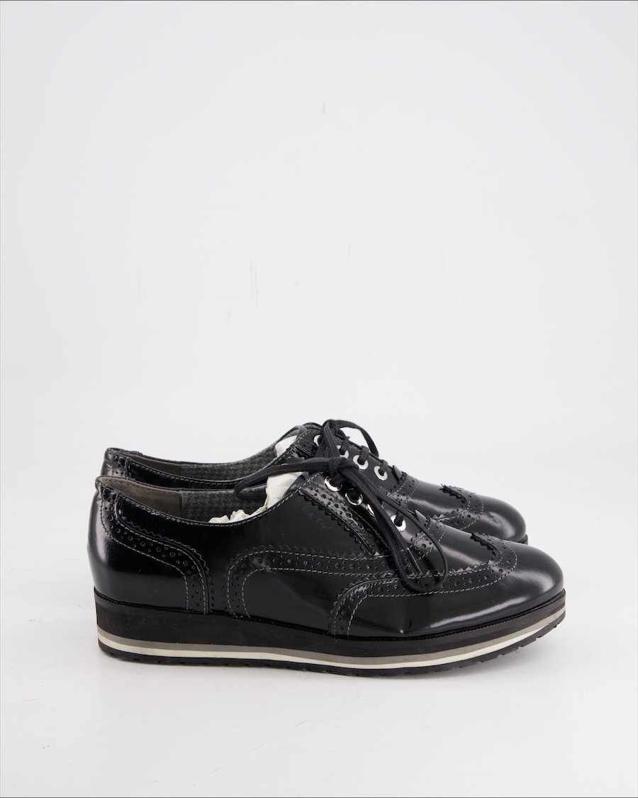 Geox Trainers Leather Black Eu 36