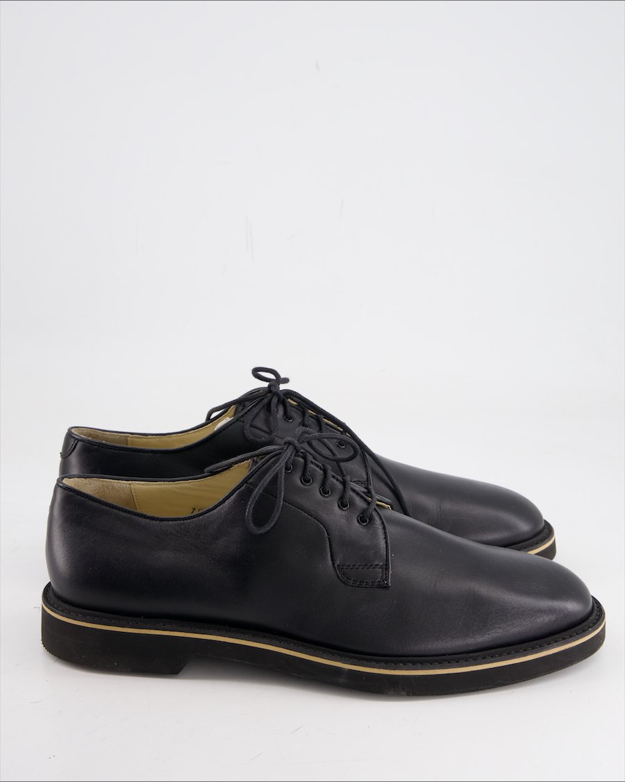 Navyboot Flats Leather Black Eu 42.5