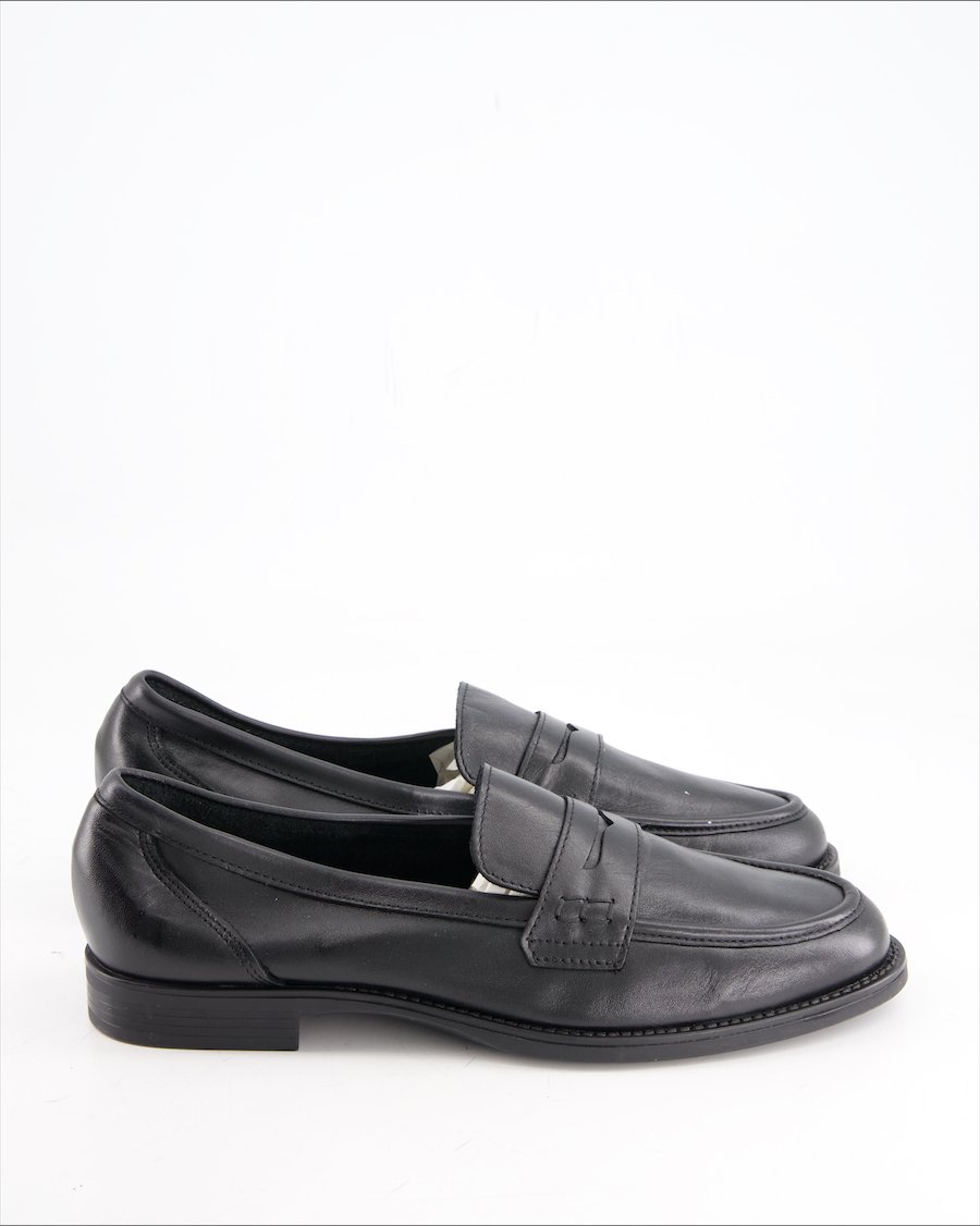 Manor Flat Leather Black Eu 41