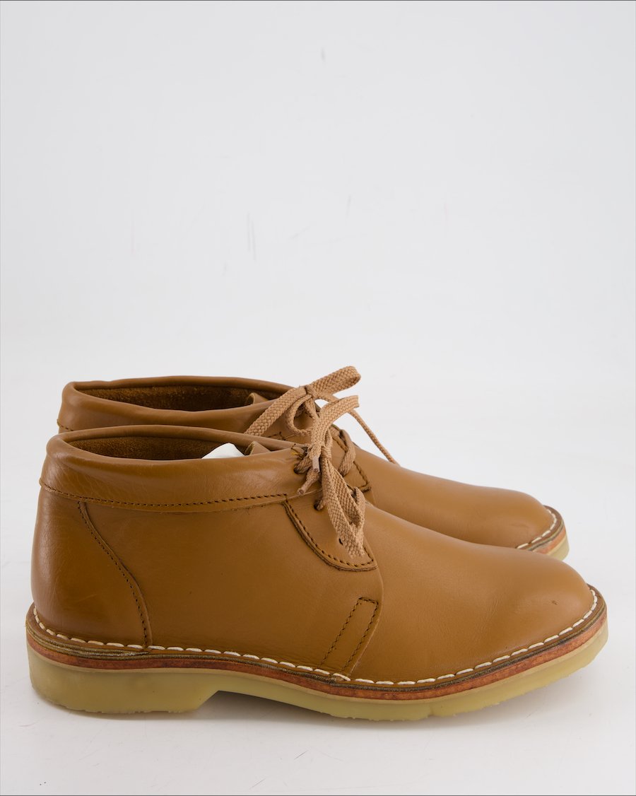 Groundcover Flats Leather Camel