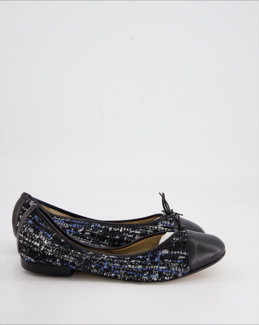 Navyboot Ballet Flats Leather Black Eu 38