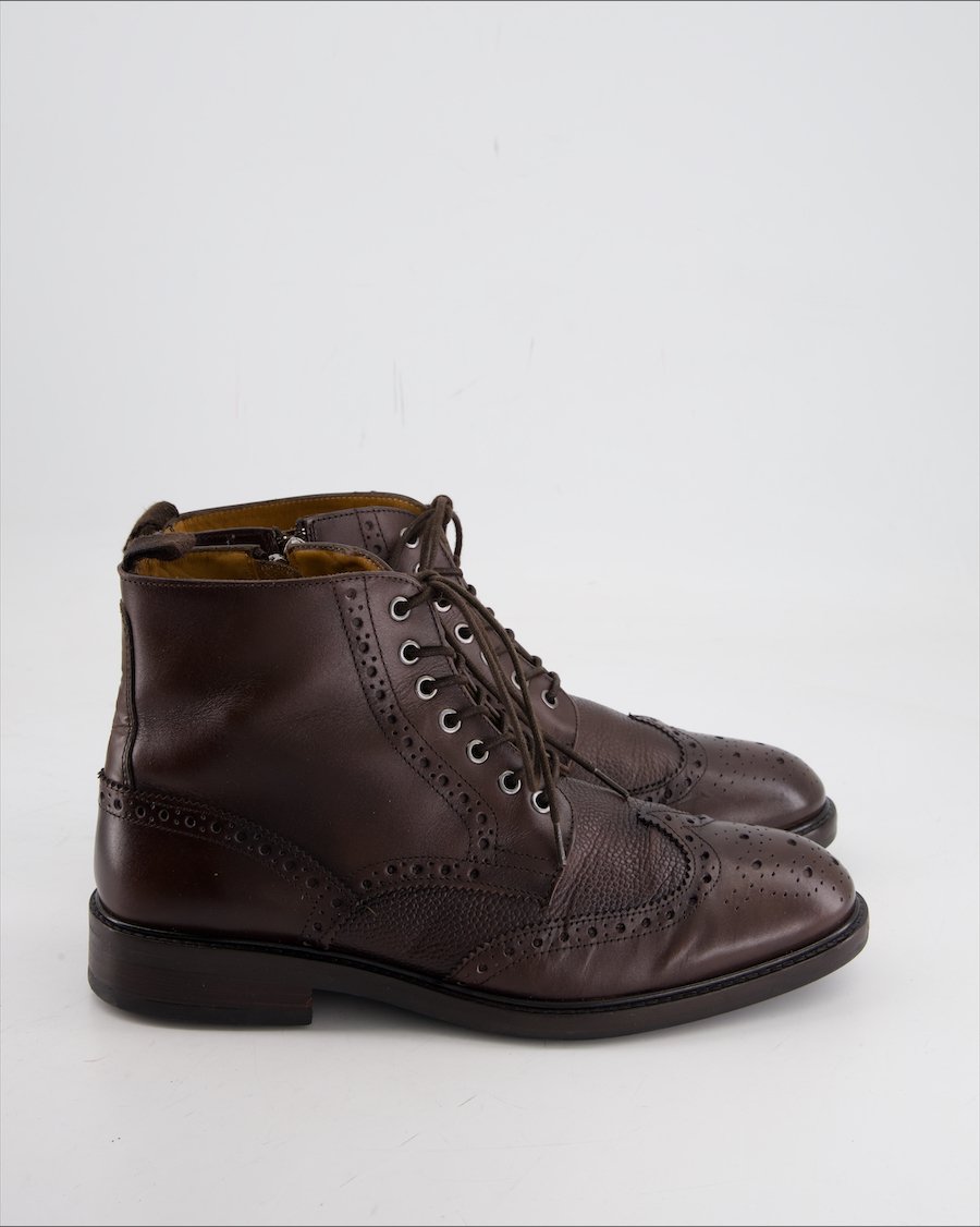 Massimo Dutti Ankle Boots Leather Brown