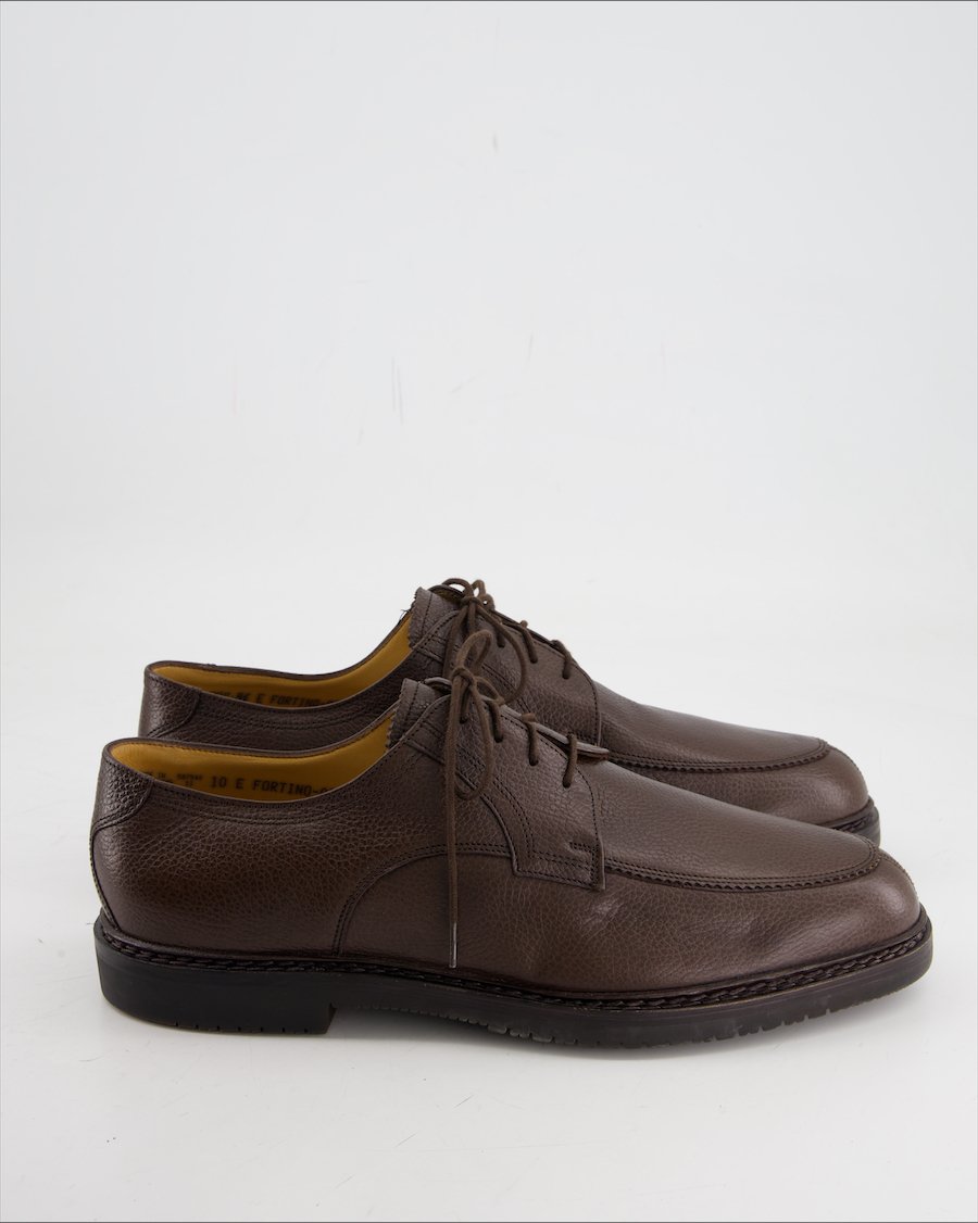 Bally Flat Leather Brown
