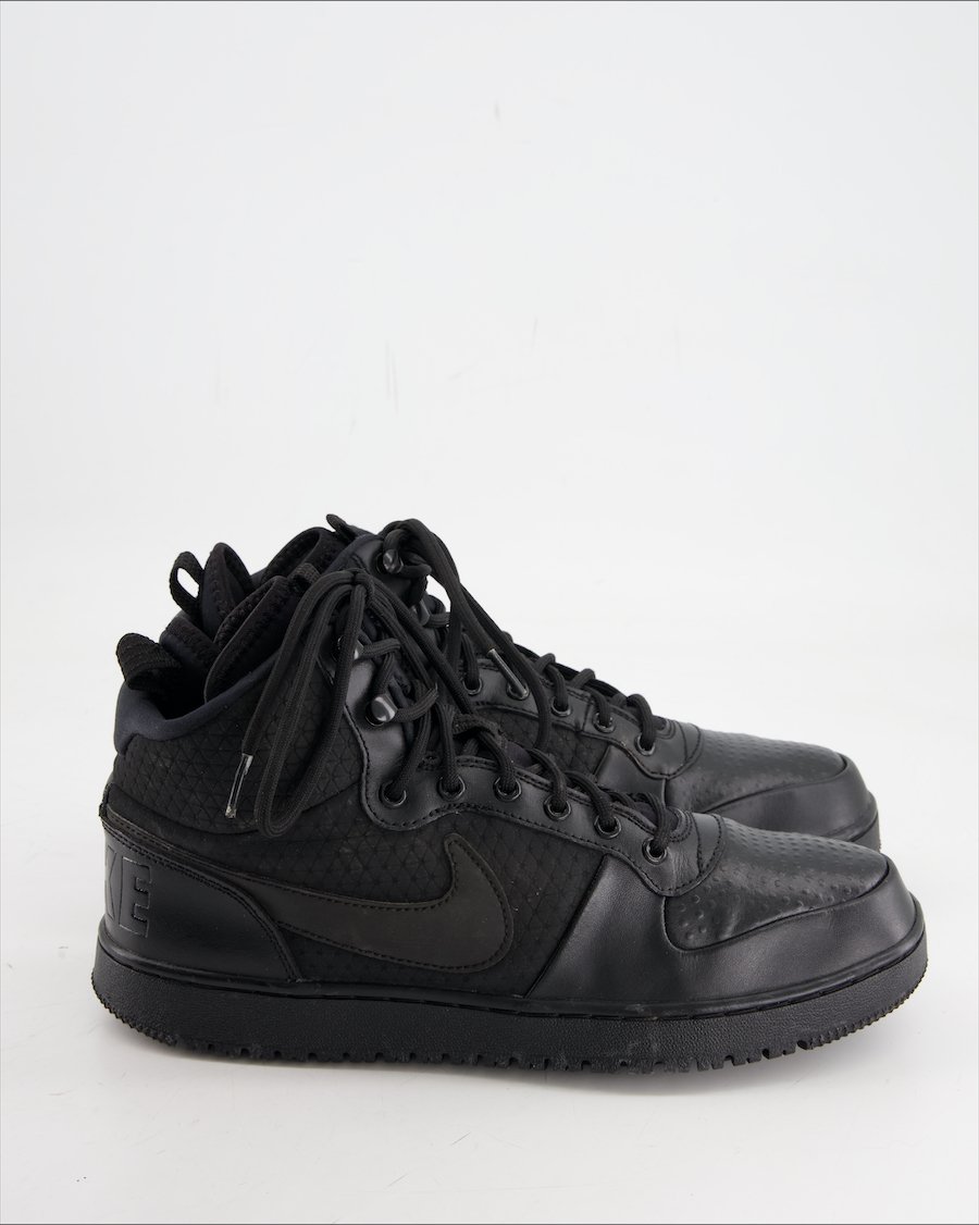 Nike Trainers Leather Black Eu 42